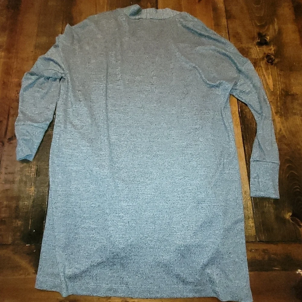 Grey longer length super soft cardigan - Large